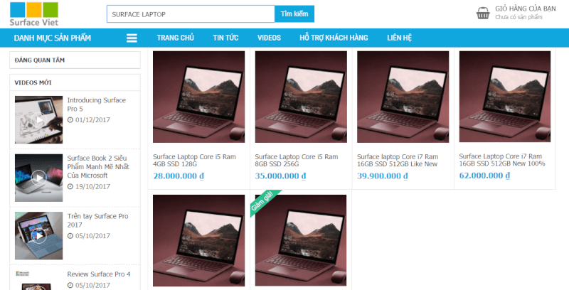 giá surface laptop surface giá bao nhiêu