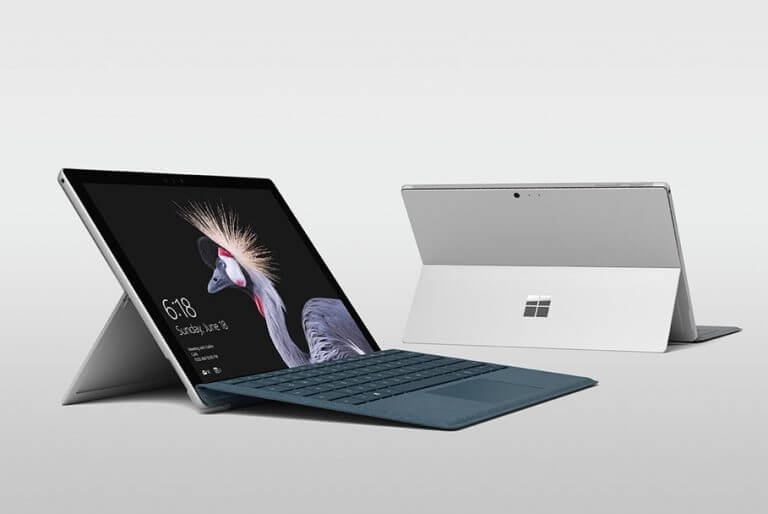 surface pro 2017 và ipad Pro 2017