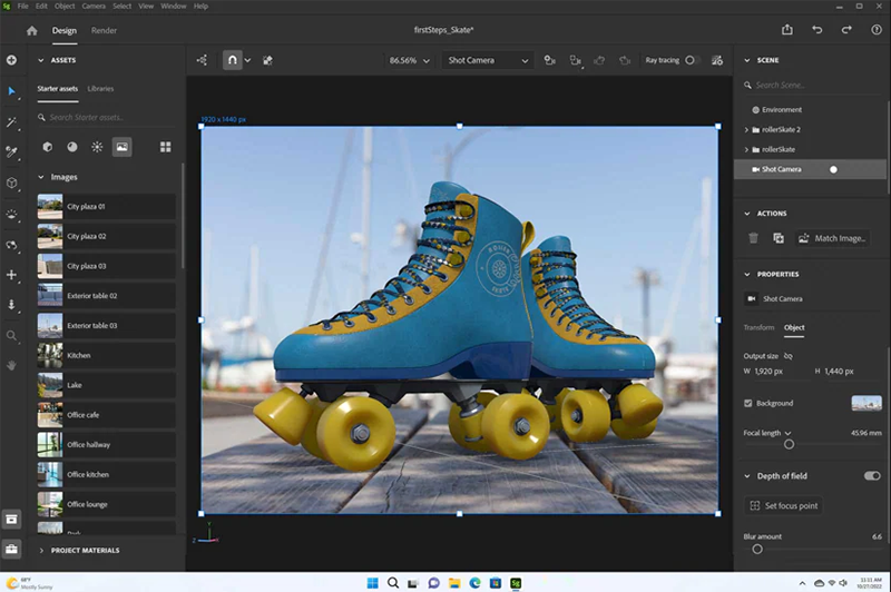chỉnh sửa hình ảnh trên Surface Studio 2 Plus