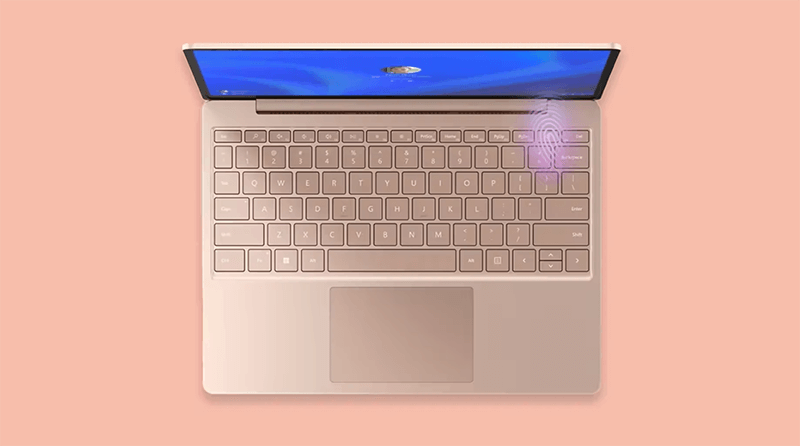 bảo mật trên Surface Laptop Go 3