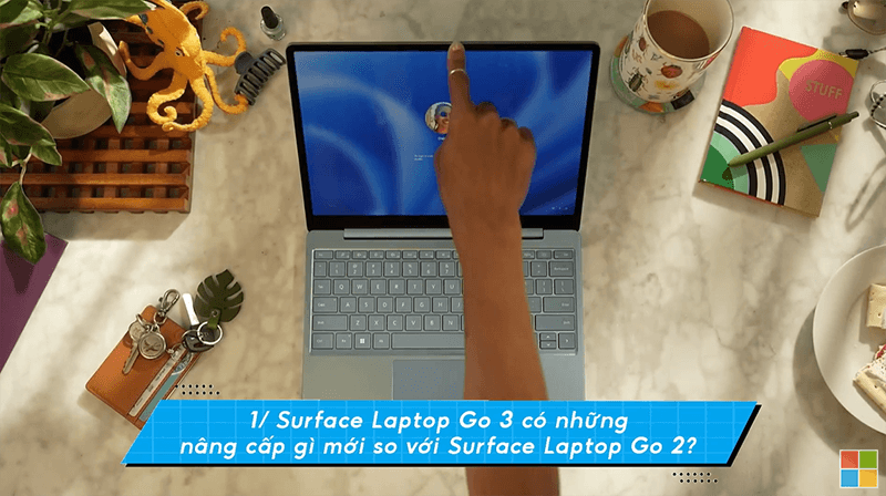 Surface Laptop Go 3 được nâng cấp