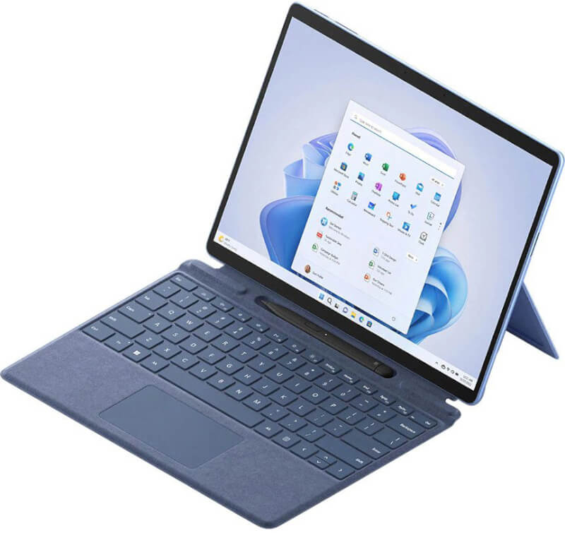 thiết kế Surface Pro 9 Sapphire
