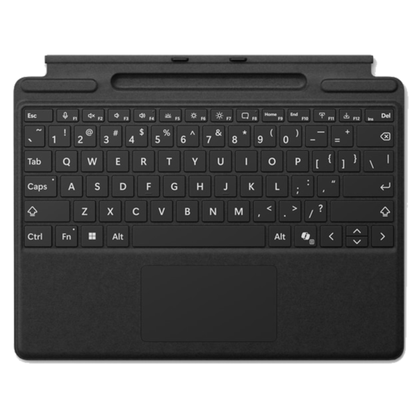 Bàn phím Copilot Surface Pro kèm khe sạc bút màu đen