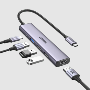 Bộ Chuyển Đổi USB Type-C 5 trong 1 Ugreen 15495-1