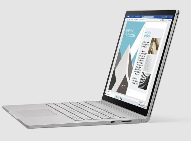 Cổng kết nối Surface Book 3