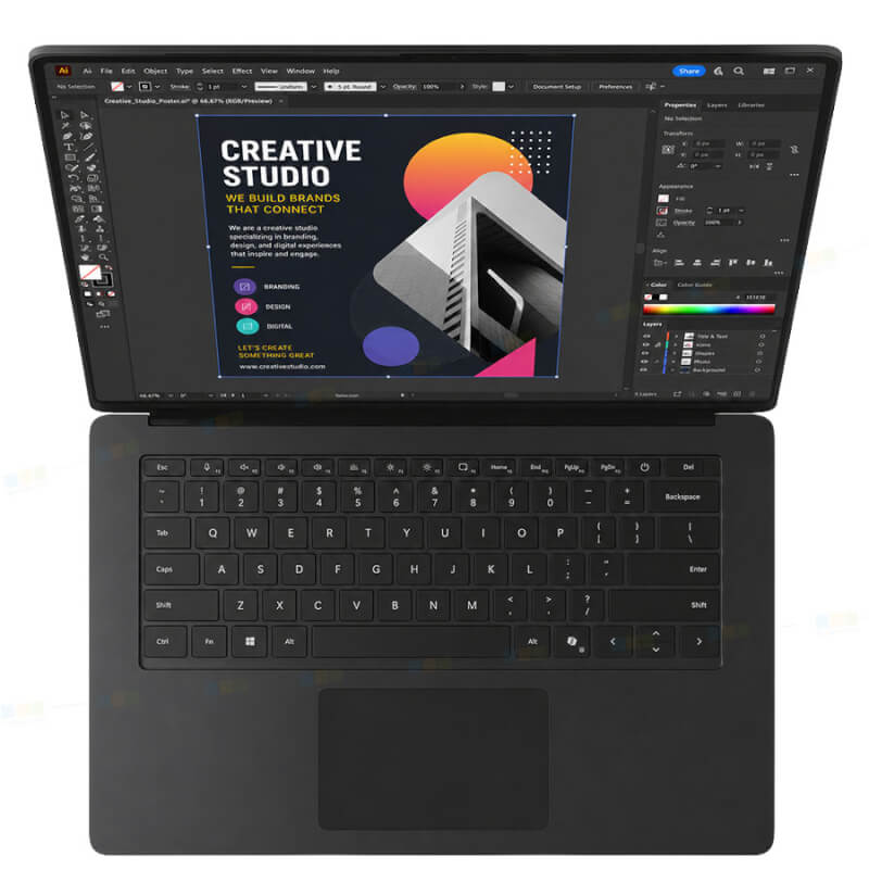 Surface Laptop 8 15 inch Intel Core Ultra X7 368H RAM 16GB SSD 512GB, LCD 120Hz, Wi-Fi, Windows 11 Pro